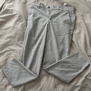 Women's Gray Pinstripe Pants